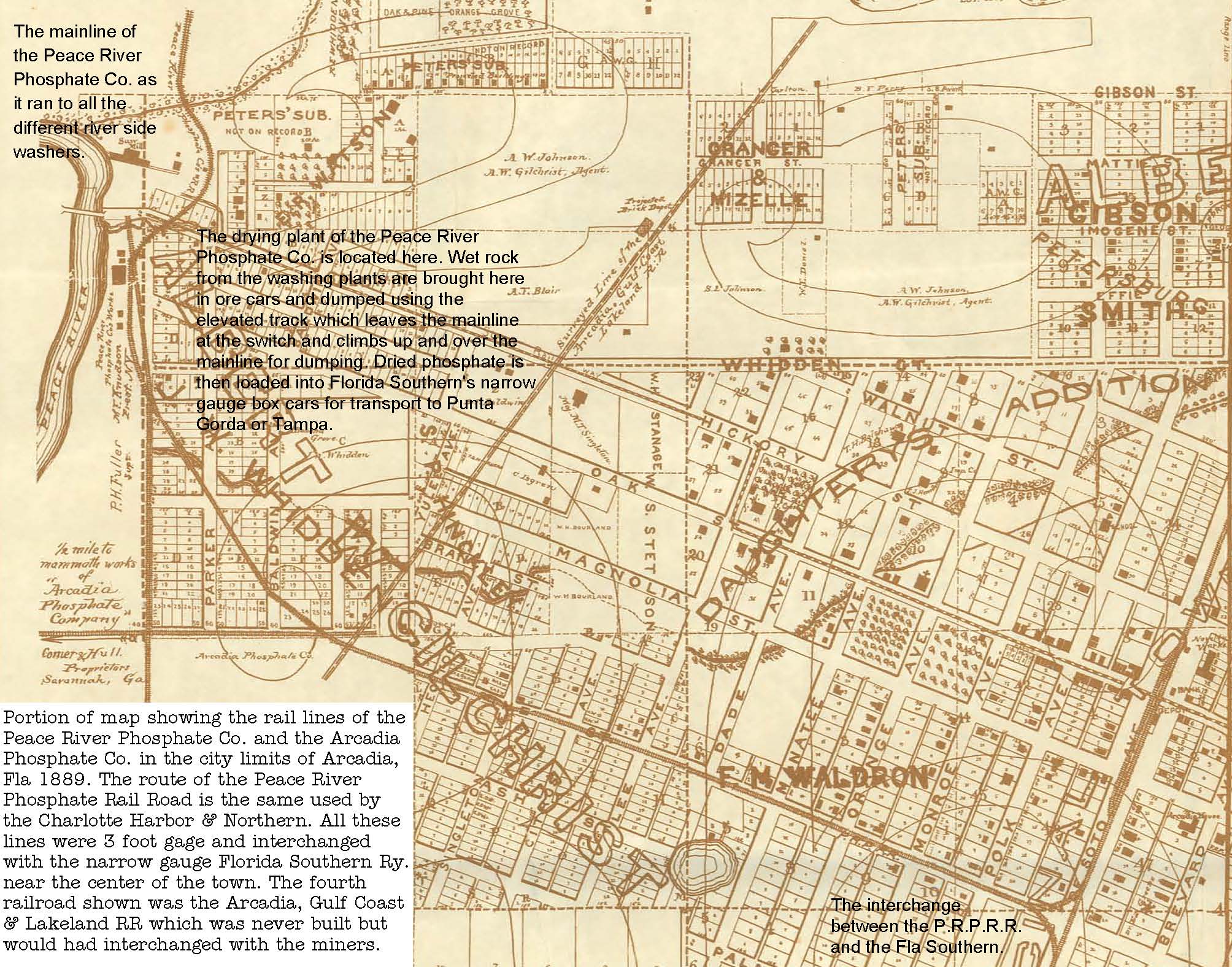 1888 arcadia map